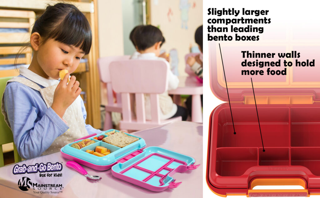 Kids Grab-N-Go Bento Box by MainStream Source